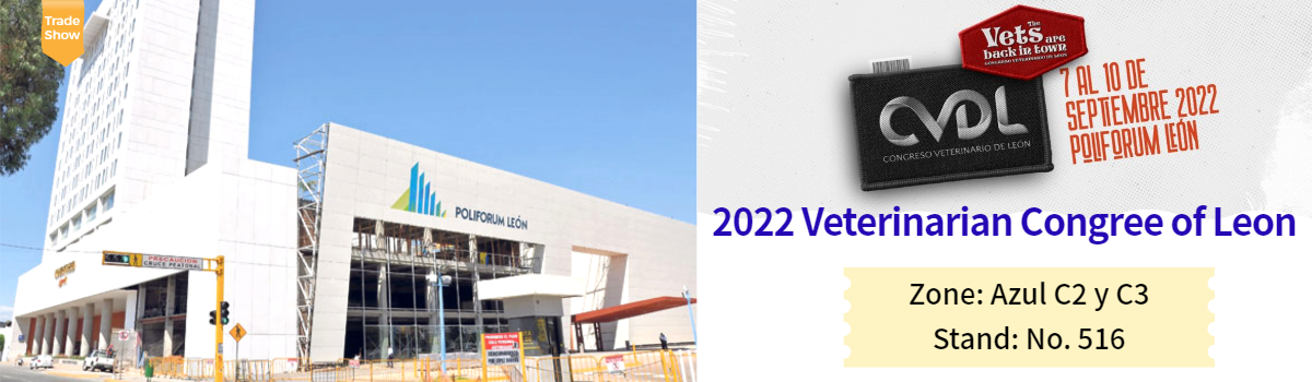 Banner of Veterinarian Congree of Leon 2022
